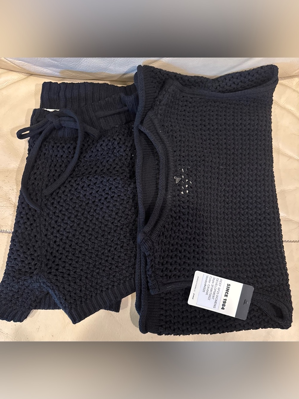 NWT Black Knit Two-Piece Set - Shorts & Top